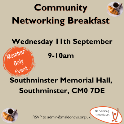 Community networking breakfast. Image links to further information