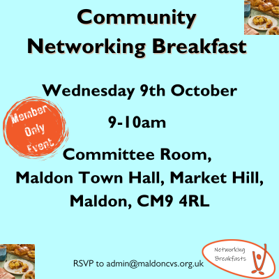Networking Breakfast. Links through to more details