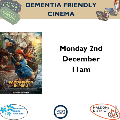 Dementia friendly cinema. Click through for details