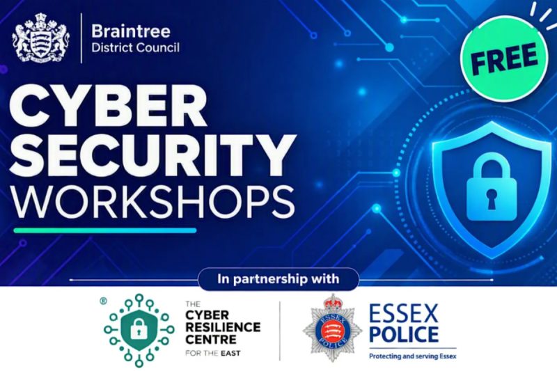 Free cyber security workshop in Braintree – protect your organisation from online threats